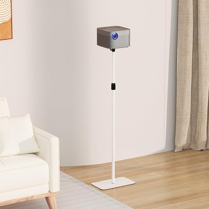 suptek Projector Stand 360°Swivel, Height Adjustable 36.6-46.8inch, Mini - Image 3