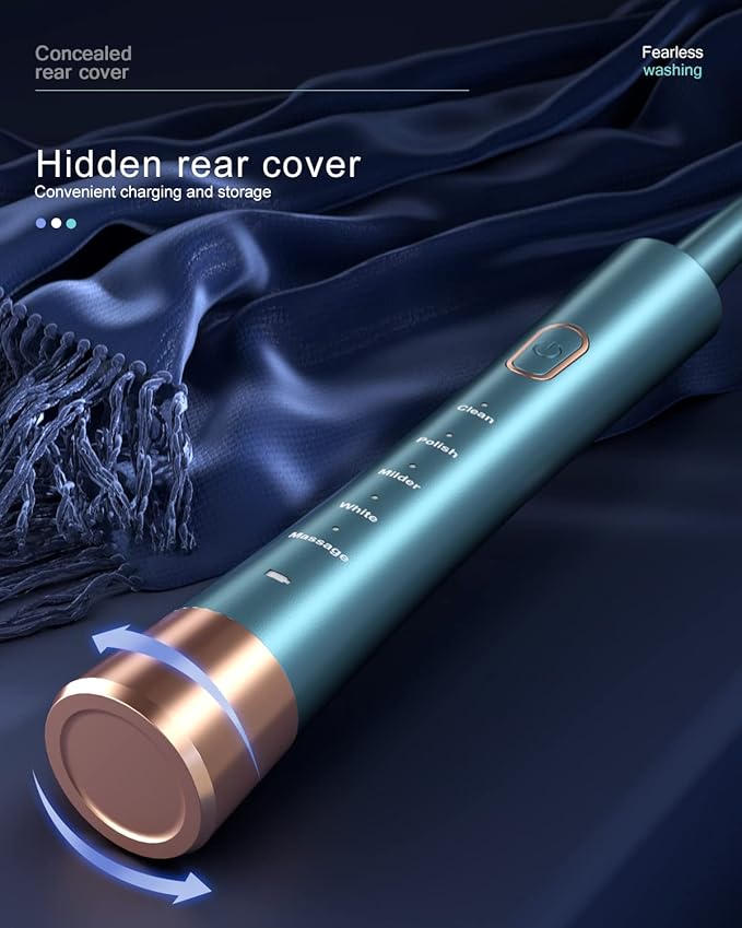 AJELU USB Rechargeable Sonic Electric Toothbrush - Image 3