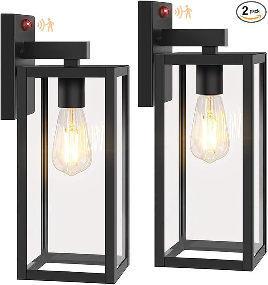 BesLowe Upgraded Motion Sensor Outdoor Wall Lights, 15” Dusk to Dawn Porch by BringYouBrightFuture