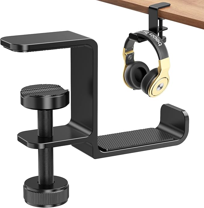 Yocice Headphone Hanger Holder Stand-Under Desk Headphone Hanger， Headset Hook by Yocice