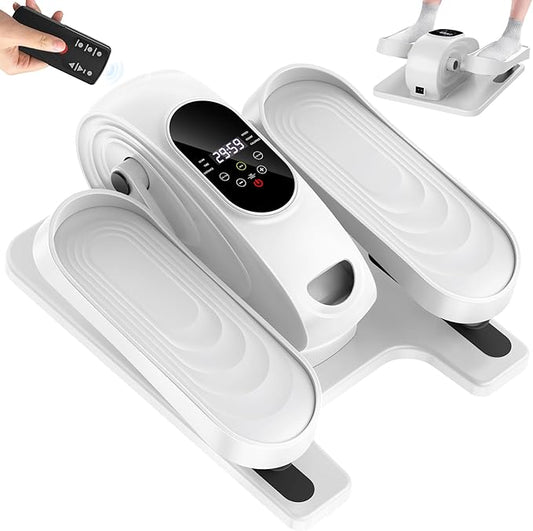 DamKee Under Desk Elliptical Exercise Machine, Electric Ellipse Leg Exerciser by Damkee