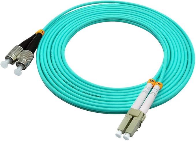 Jeirdus 100 Meters 328ft LC to FC Duplex 50/125 10G OM3 Multi-Mode Fiber Optic - Image 4
