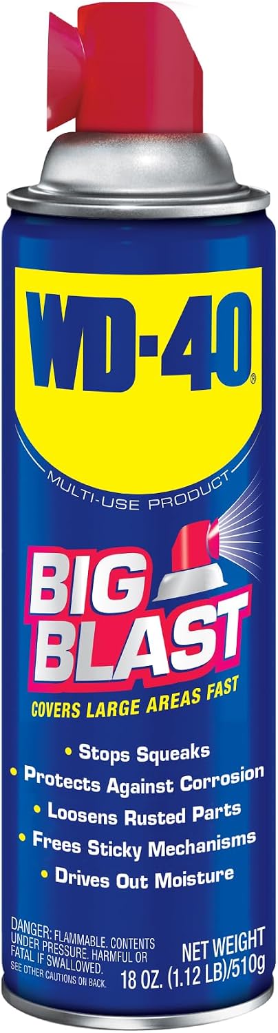 WD-40 Original Formula, Multi-Use Product with Big-Blast Spray, 18 OZ