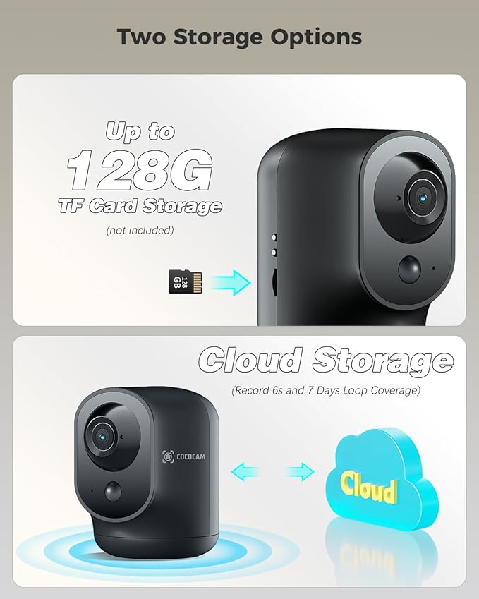 COCOCAM 2K Indoor Pan/Tilt Security Camera - Image 8