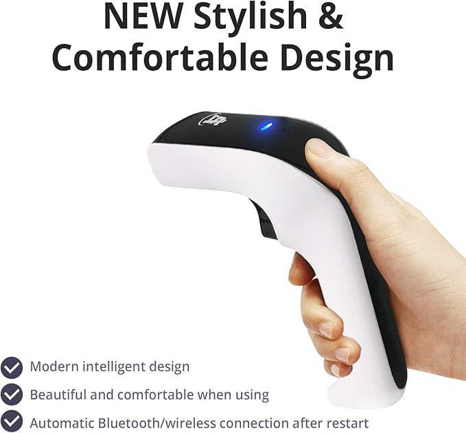 ScanAvenger Wireless Portable 1D&2D Bluetooth Barcode Scanner: Hand Scanner - Image 9