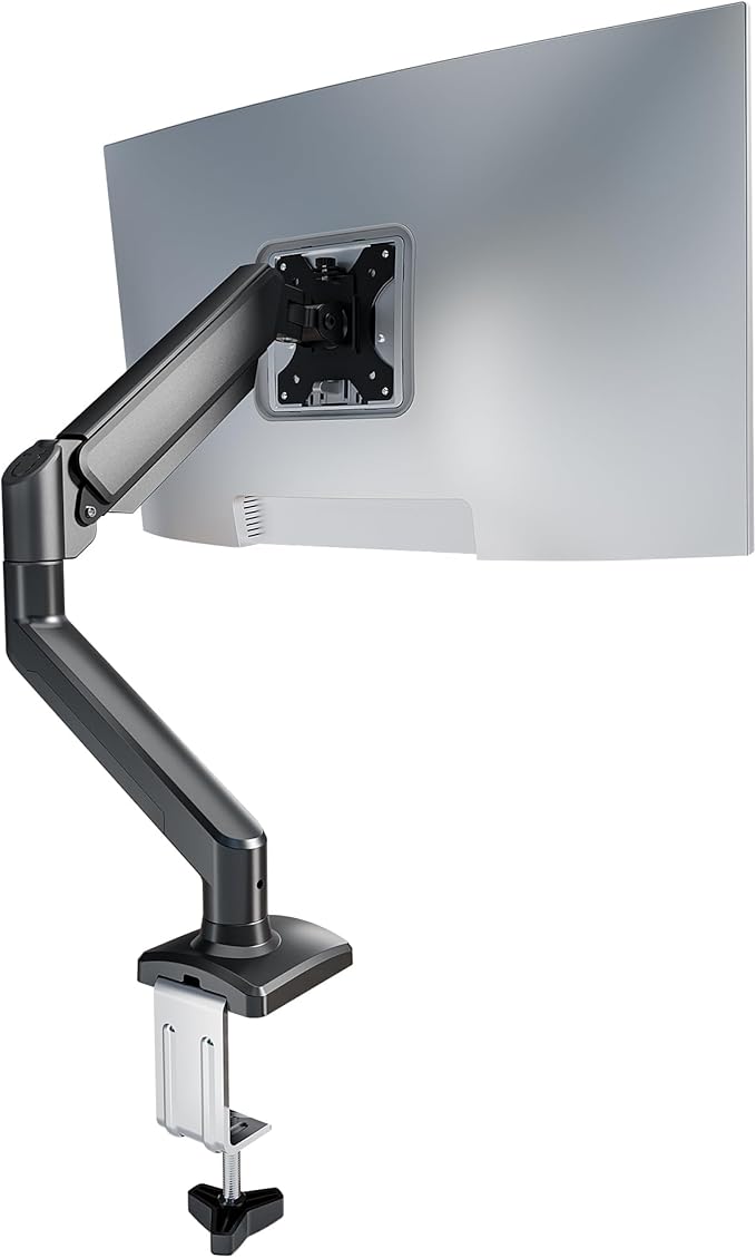 Single Monitor Arm Desk Mount，Gas Spring Monitors Arm by C-MOUNTS