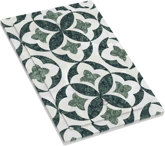 Bvtewkhz Green Luxury Modern Cubic Marble No Device Single Blank Decorative - Image 3