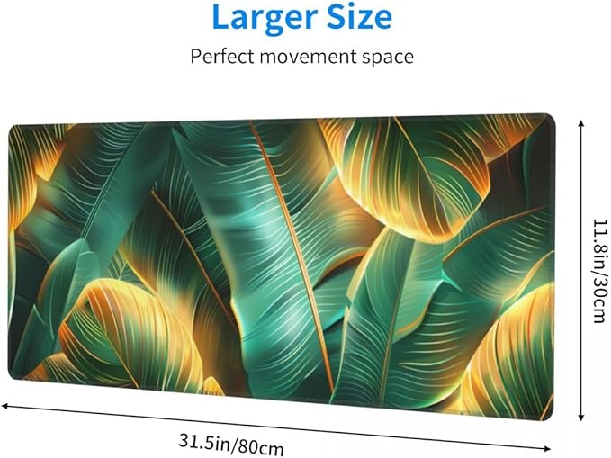 CANFLASHION Desk Pad, Office Desk Mat 31.5"×11.8" Large Gaming Mouse Pad - Image 2