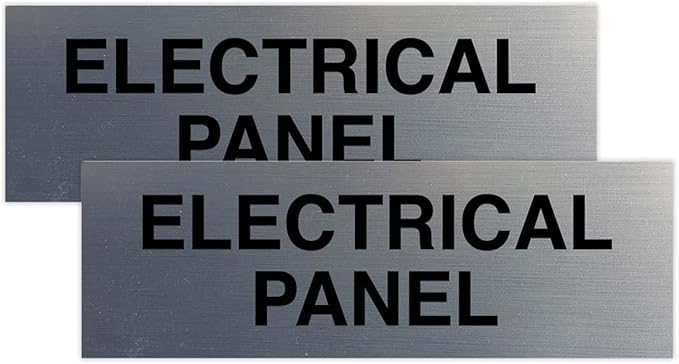 All Quality Basic Electrical Panel Sign by All+Quality