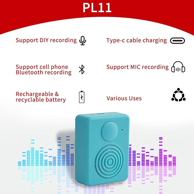 Sound Module with Speaker, 16MB Voice Recorder Box, Support Bluetooth & MIC - Image 7