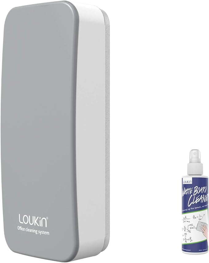 loukin Magnetic Dry Erase Eraser, Glass Board Remover, 3.4 fl oz Whiteboard by LOUKIN