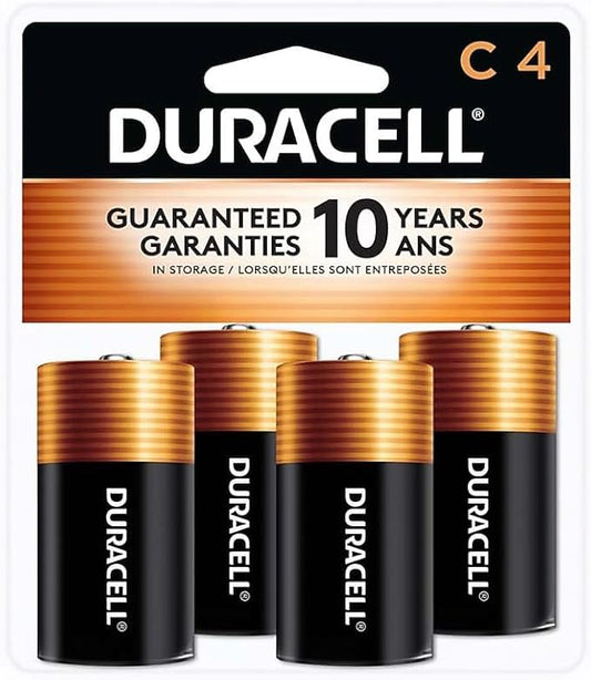 Duracell Coppertop C Batteries, C Battery by Duracell