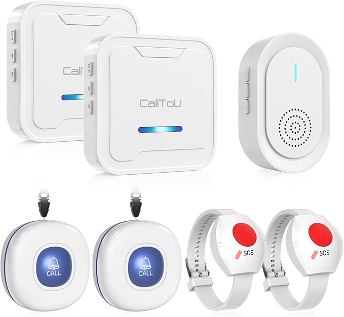CallToU Wireless Caregiver Pager Call Button by CallToU