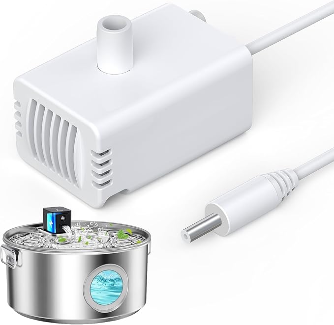 Wireless Dog Water Fountain Pump by FIYOVA