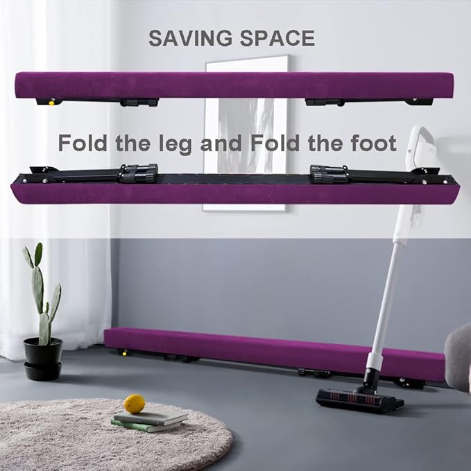 Adjustable&Foldable Gymnastics Balance Beam, 6FT/8ft High-Low Level Floor - Image 4