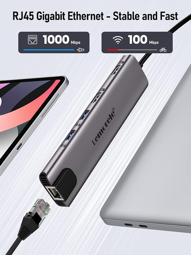 Aluminum Docking Station USB-C Hub - Image 8