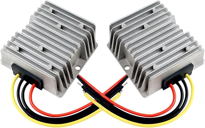 2Pcs DC 24V to 12V 10A 120W Step Down Converter Regulator Waterproof 18V-36V to by Minhoown