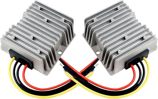 2Pcs DC 24V to 12V 10A 120W Step Down Converter Regulator Waterproof 18V-36V to by Minhoown
