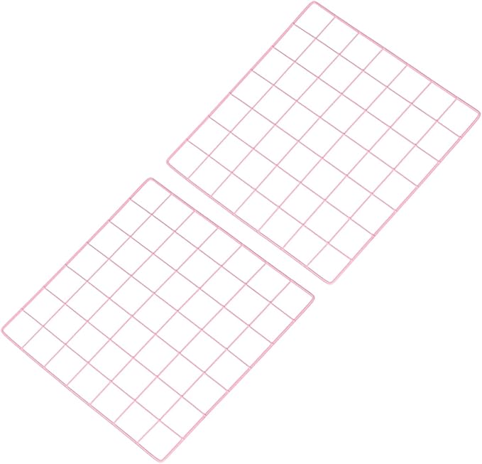 PATIKIL 14"x14" Wire Grid Panel, 2 Pack Board Photo Pictures Memo Display Grid by PATIKIL
