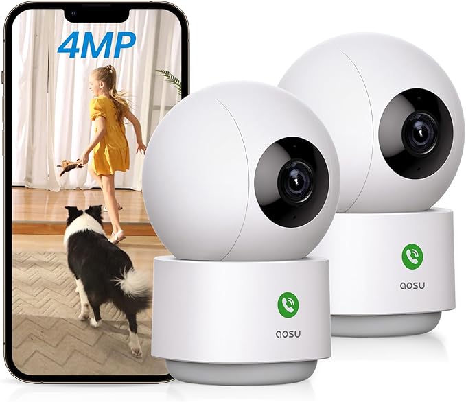 aosu 4MP Security Camera Indoor by AOSUSecurityOffical
