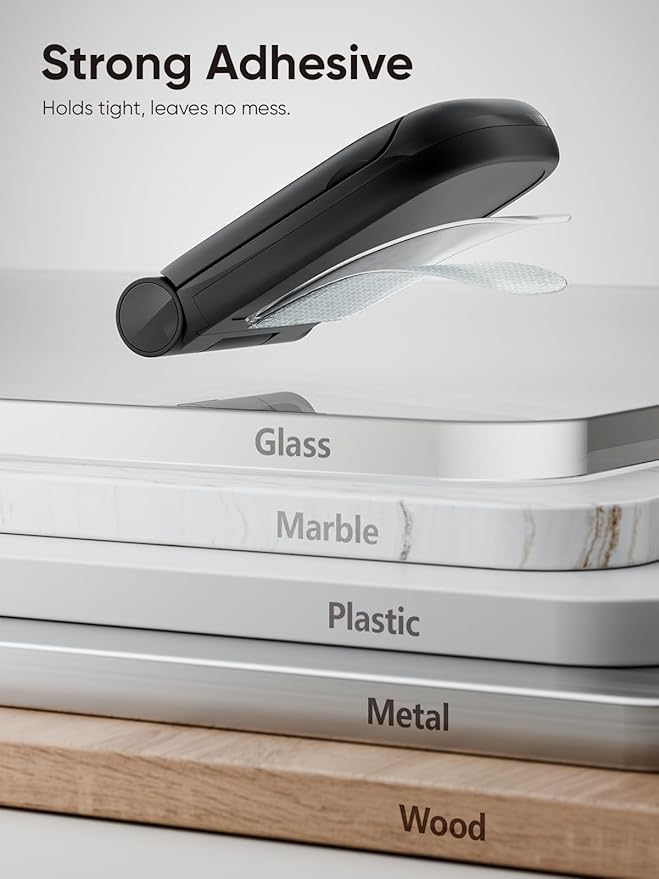 MAMUVIMO Headphone Stand, Headset Stand Foldable ＆ Sticky, Headphone Holder - Image 4