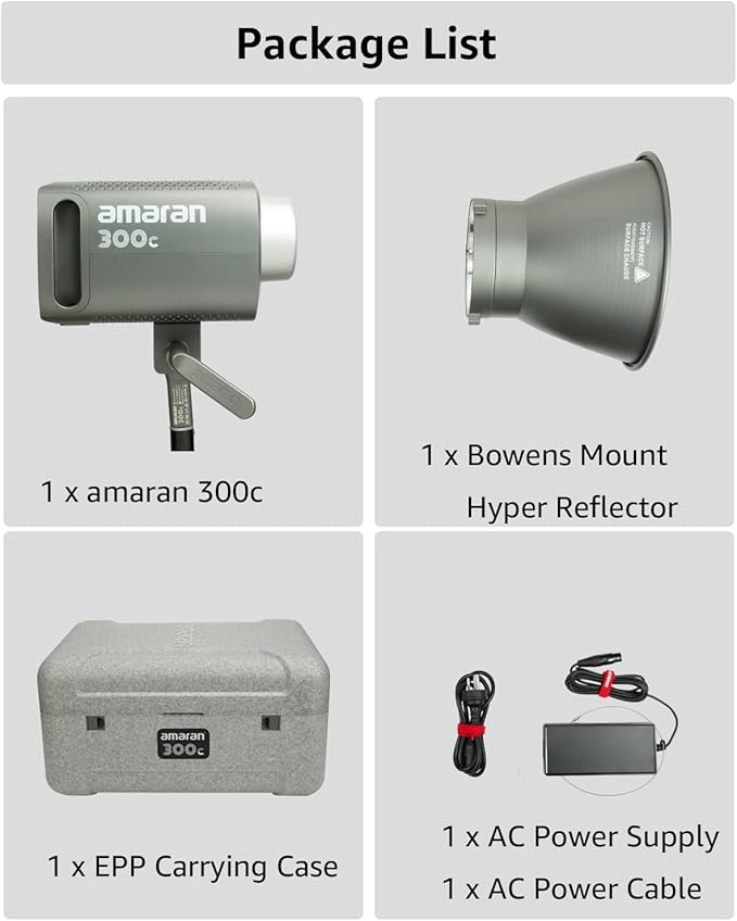Amaran 300c RGB LED Video Light, Bowen Mount, 500K CCT - Image 6