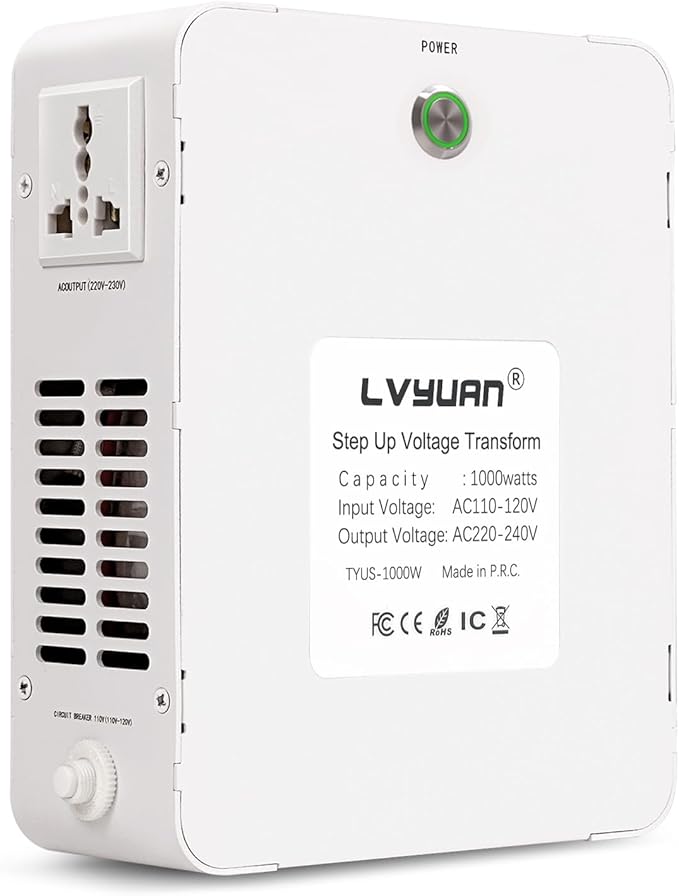 LVYUAN 1000W 110/120V to 220/240V Voltage Converter Step Up Transformer - Image 6