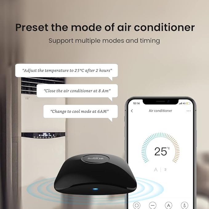 Broadlink RM4 pro IR RF 433/315MHz WiFi Universal Remote Smart Home Automation - Image 2