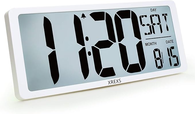 XREXS Large Digital Wall Clock by XREXS