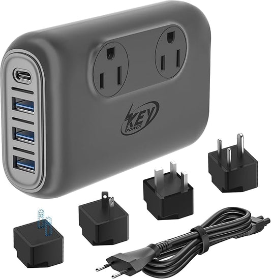 220V to 110V Converter, Key Power 230-Watt Step Down Voltage Converter & Power by KeyPower