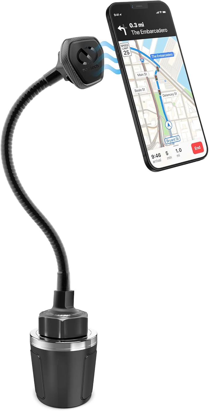 MAGBUDDY Elite Cup Holder XL Mount Black by NAZTECH