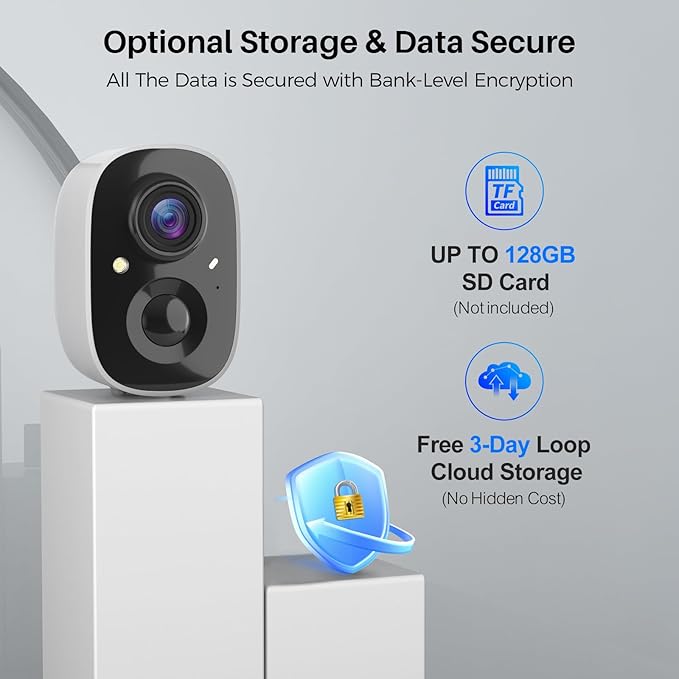 Security Cameras Wireless Outdoor Indoor, 2K Battery Powered WiFi Camera - Image 7