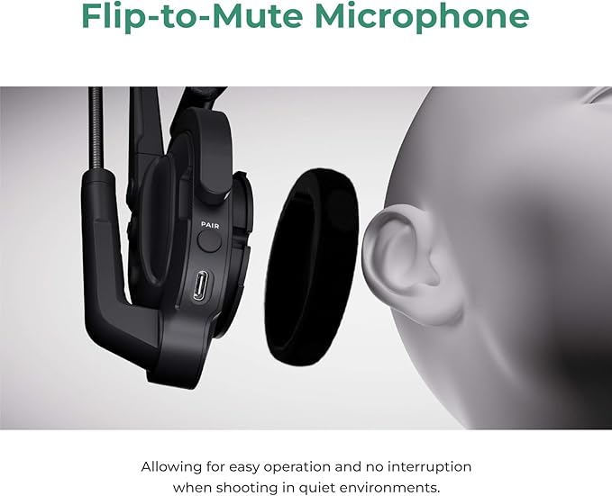 Accsoon Como MIC02-1H4R Wireless Headset Intercom System 9-Person Full Duplex - Image 5