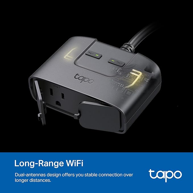TP-Link Tapo Matter Outdoor Smart Plug, 2 Individual outlets, IP65 Weather - Image 6