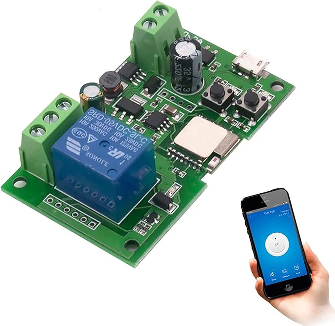Newgoal wireless jog relay momentary/self-locking switch module DIY smart home by Newgoal