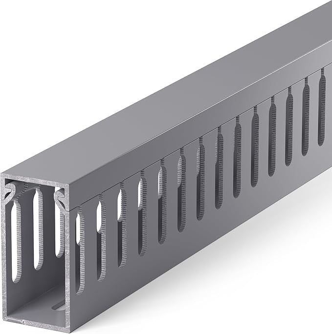 ZhiYo H2in x W1in Server Rack Cable Management Raceway, 99in Cable Raceway Kit by ZhiYo