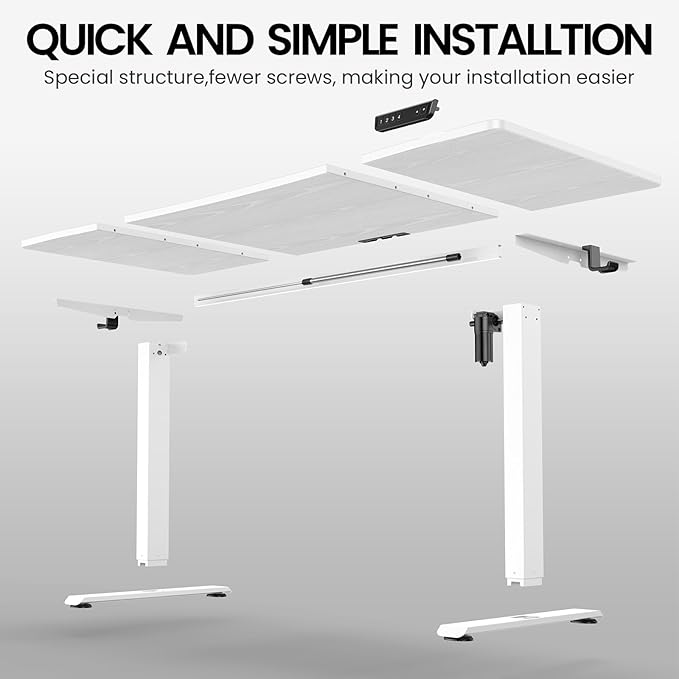 Veken 63 x 28 Inch Electric Standing Desk - Image 7