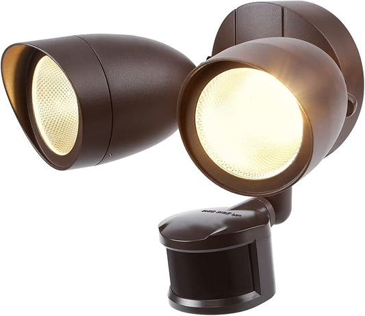 LEONLITE Motion Sensor Flood Light, ETL Listed, Aluminum LED Security Lights by LEONLITE