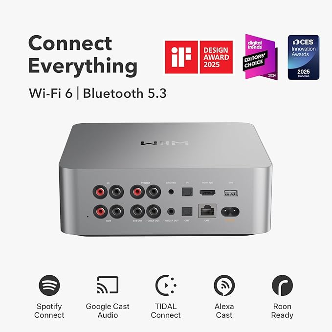 WiiM Ultra Music Streamer & Digital Preamp | 3.5" Touchscreen, Compatible - Image 2