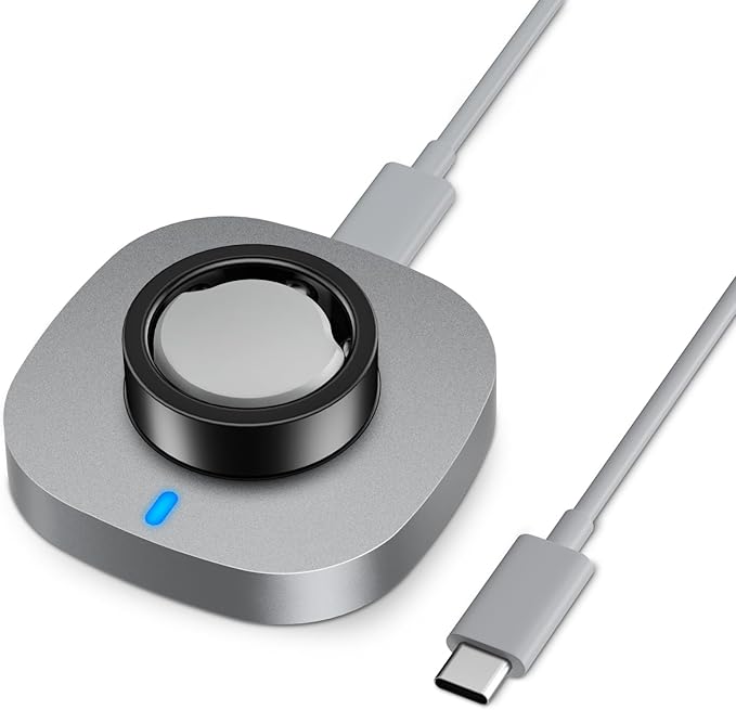 ZOOROO Charger Compatible with Oura Ring Gen 3 Size 6, Fast Charging Dock with by ZOOROO