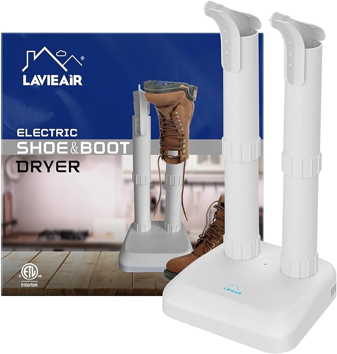 LAVIEAIR Boot Dryer Shoe Dryer for Work Boots Sneakers and Gloves, No Damage by Lavieair