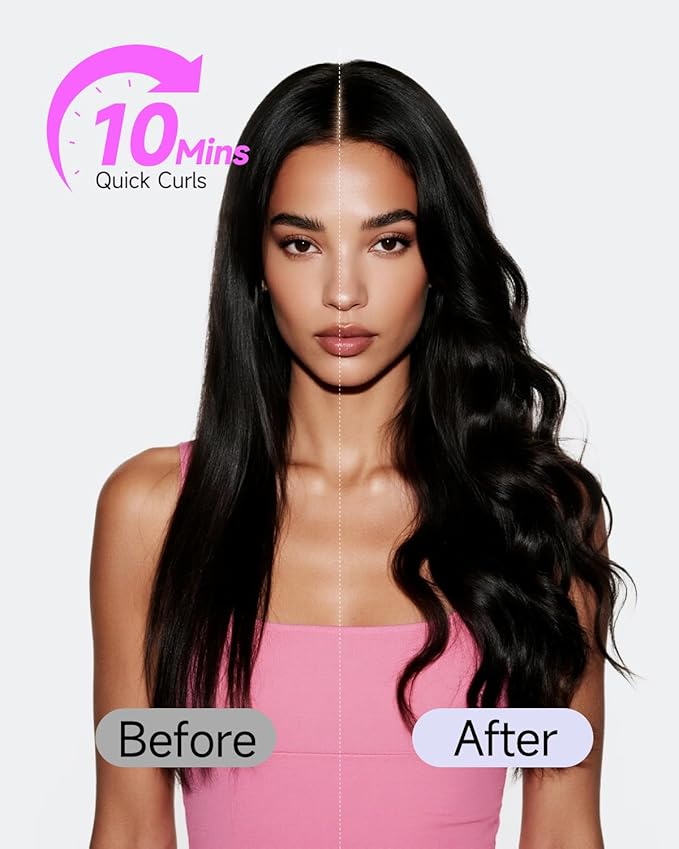 TSUYAGLA Automatic Hair Curler, 1 1/4 Inch Rotating Curling Iron - Image 2