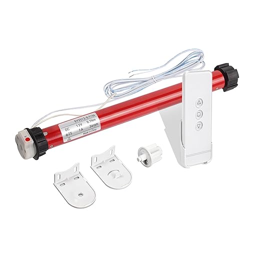 Rollerhouse DC12V EY2512 Shade Motor Electric Blind Motor Remote Control Wired by Rollerhouses