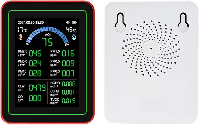 Air Quality Meter 18 in 1 Portable Battery Powered Indoor Air Quality Monitor - Image 3