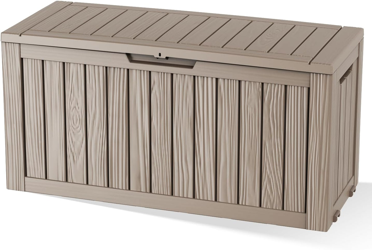 drato 90 gallon outdoor storage box waterproof, lockable, main product view