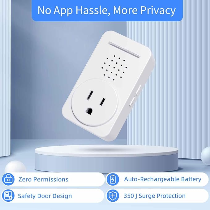 Power Failure Alarm WiFi with 4 Email Addresses, Loud 120dB Smart Power Outage - Image 8