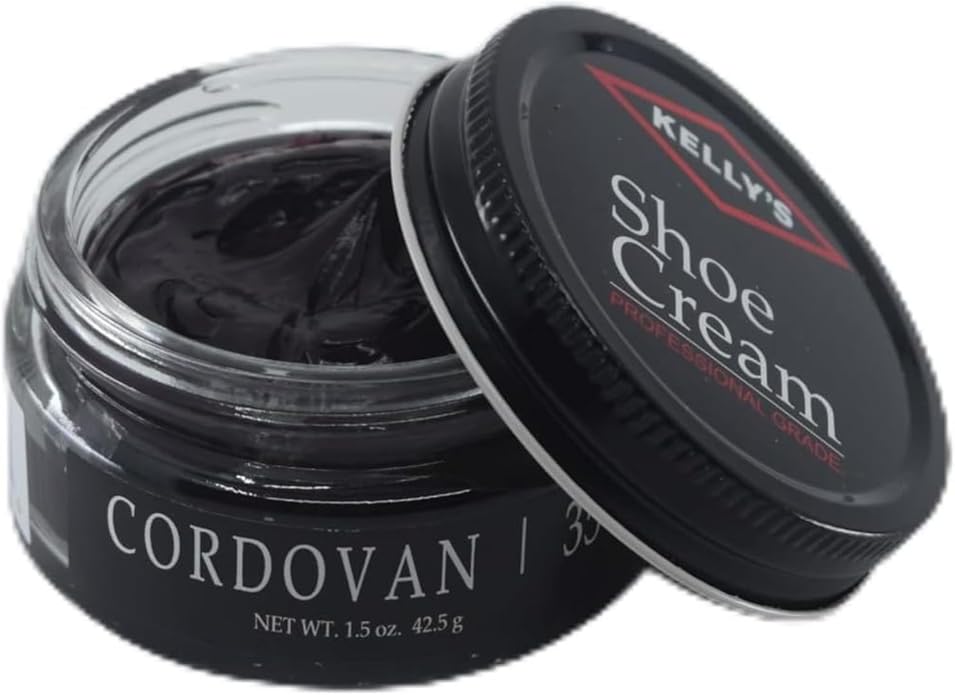 Kg's Shoe Shine Kit Includes Polish, Horsehair Brush, Applicator, and Storage - Image 2