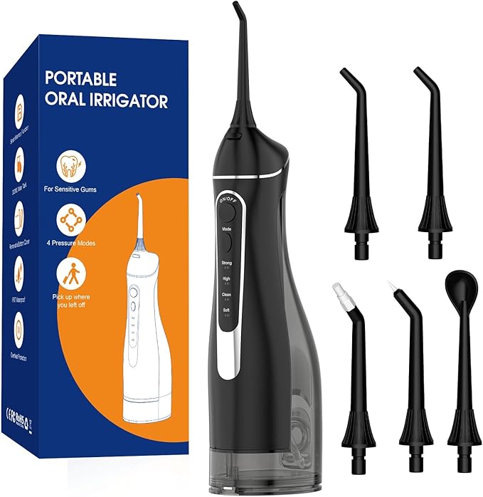 Water flossers for Teeth Pick, Portable Oral Irrigator Dental by Ariflow