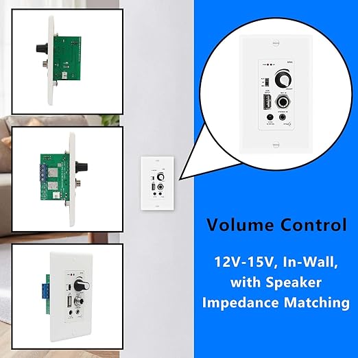 PNWCZ in Wall Audio Control Amplifier Receiver Compatible - Image 5