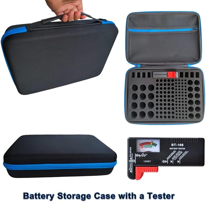 YAWEWYA Battery Organizer Storage Case - Image 5